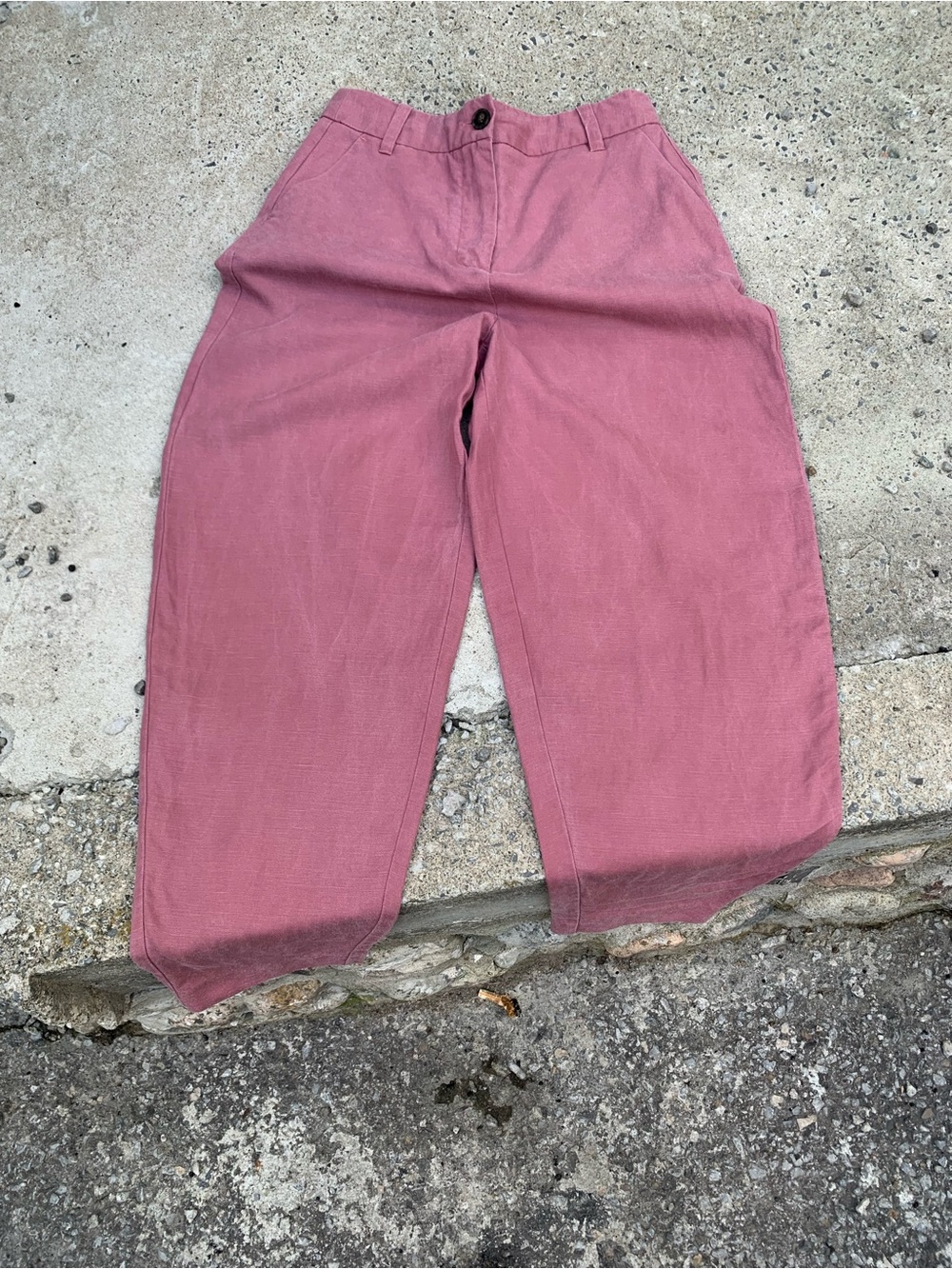 Frank and Oak Amelia Retro Dusty Pink Pants Size 4
